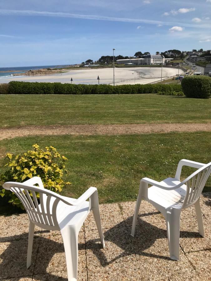 Maison 6 Pers Belle Vue Mer Piscine, Plage A 40 M Trévou-Tréguignec Exterior foto